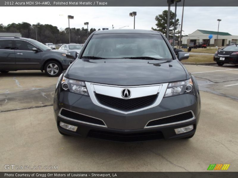 Polished Metal Metallic / Taupe 2012 Acura MDX SH-AWD