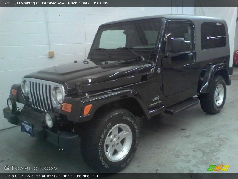 Black / Dark Slate Gray 2005 Jeep Wrangler Unlimited 4x4