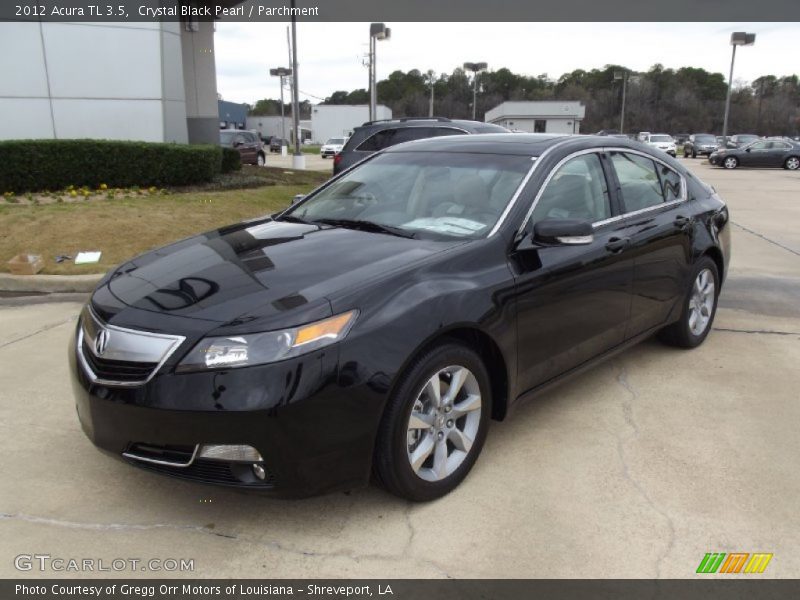 Crystal Black Pearl / Parchment 2012 Acura TL 3.5