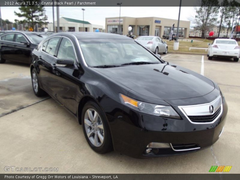 Crystal Black Pearl / Parchment 2012 Acura TL 3.5