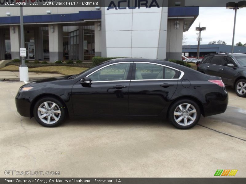 Crystal Black Pearl / Parchment 2012 Acura TL 3.5