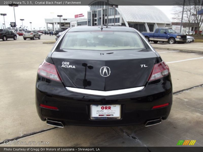 Crystal Black Pearl / Parchment 2012 Acura TL 3.5