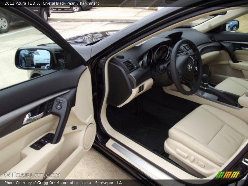 Crystal Black Pearl / Parchment 2012 Acura TL 3.5