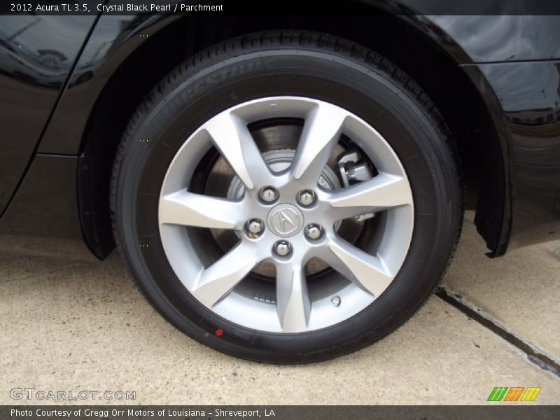 Crystal Black Pearl / Parchment 2012 Acura TL 3.5