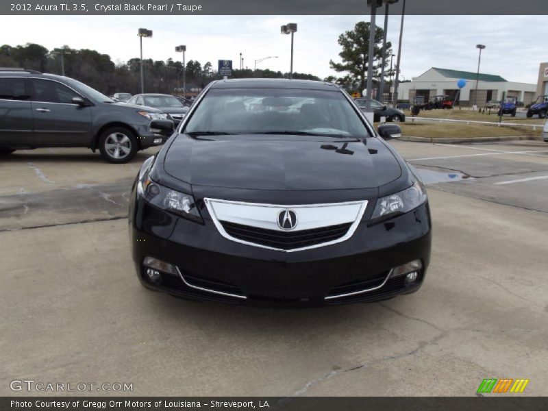 Crystal Black Pearl / Taupe 2012 Acura TL 3.5
