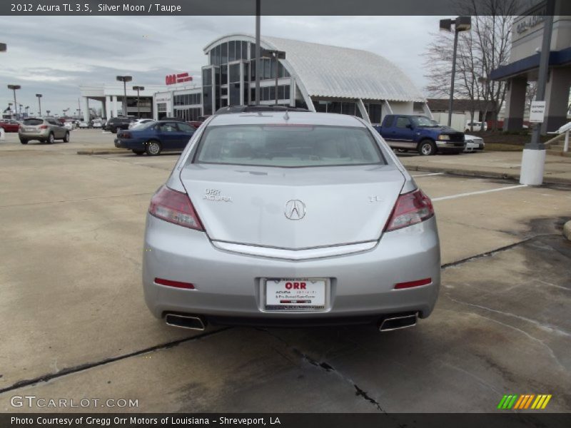 Silver Moon / Taupe 2012 Acura TL 3.5