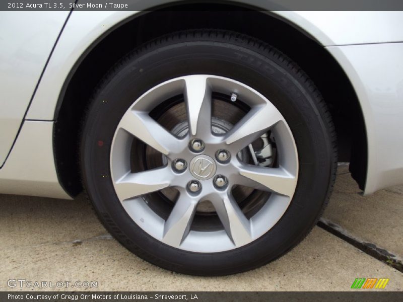 Silver Moon / Taupe 2012 Acura TL 3.5