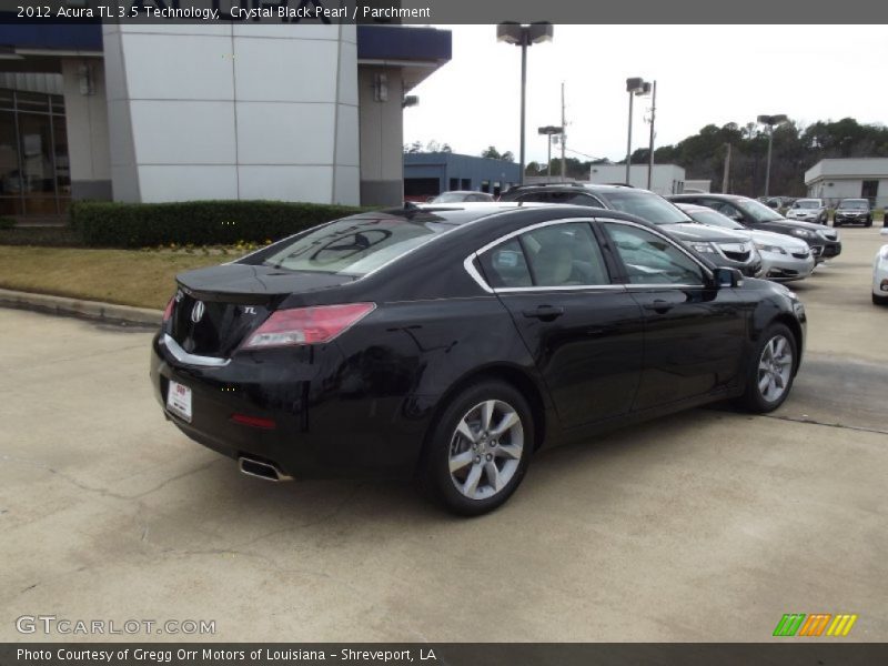 Crystal Black Pearl / Parchment 2012 Acura TL 3.5 Technology