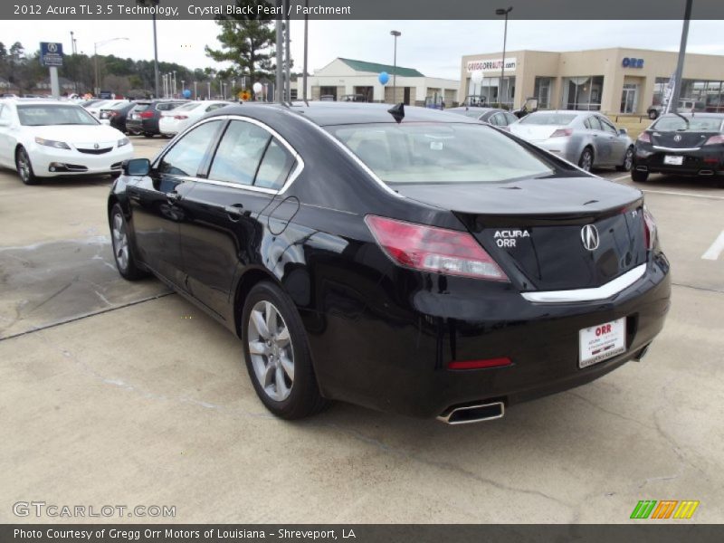 Crystal Black Pearl / Parchment 2012 Acura TL 3.5 Technology