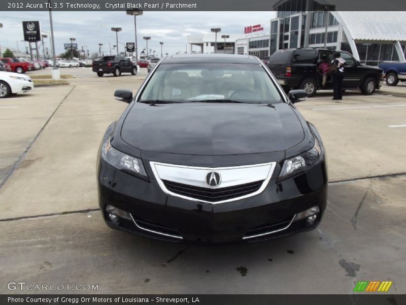 Crystal Black Pearl / Parchment 2012 Acura TL 3.5 Technology