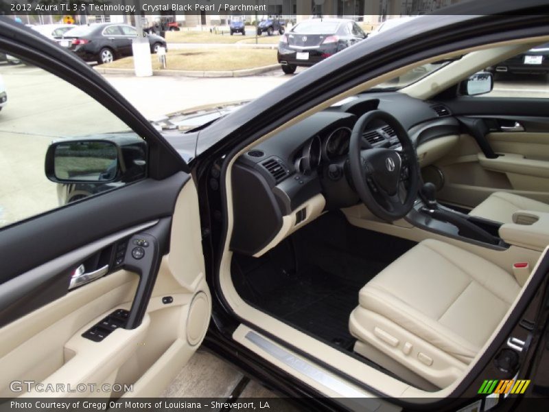 Crystal Black Pearl / Parchment 2012 Acura TL 3.5 Technology