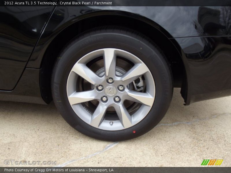 Crystal Black Pearl / Parchment 2012 Acura TL 3.5 Technology