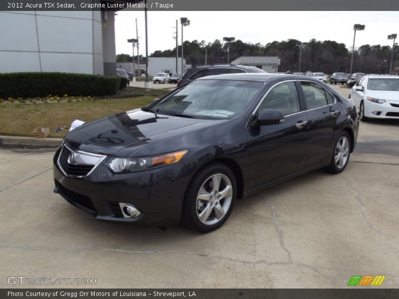 Graphite Luster Metallic / Taupe 2012 Acura TSX Sedan
