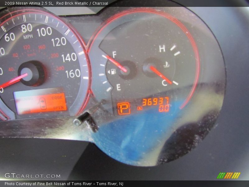 Red Brick Metallic / Charcoal 2009 Nissan Altima 2.5 SL