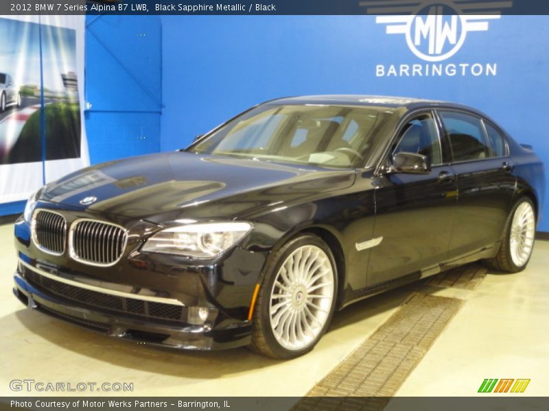 Black Sapphire Metallic / Black 2012 BMW 7 Series Alpina B7 LWB