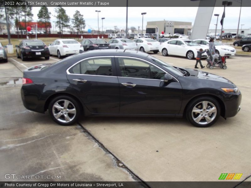 Graphite Luster Metallic / Taupe 2012 Acura TSX Sedan