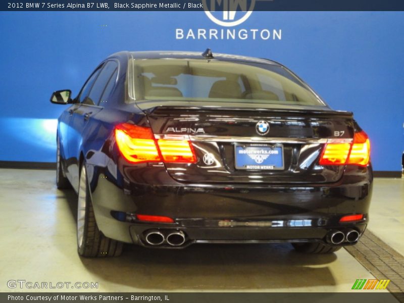 Black Sapphire Metallic / Black 2012 BMW 7 Series Alpina B7 LWB