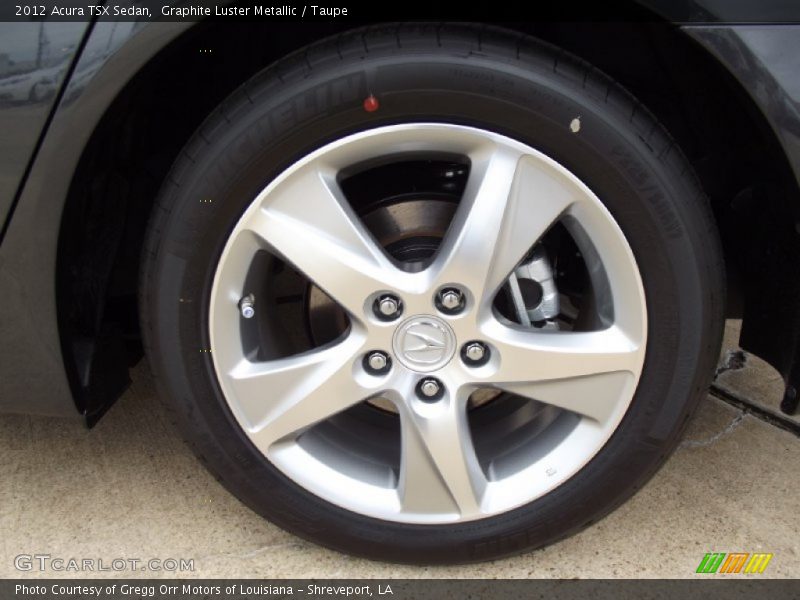 Graphite Luster Metallic / Taupe 2012 Acura TSX Sedan