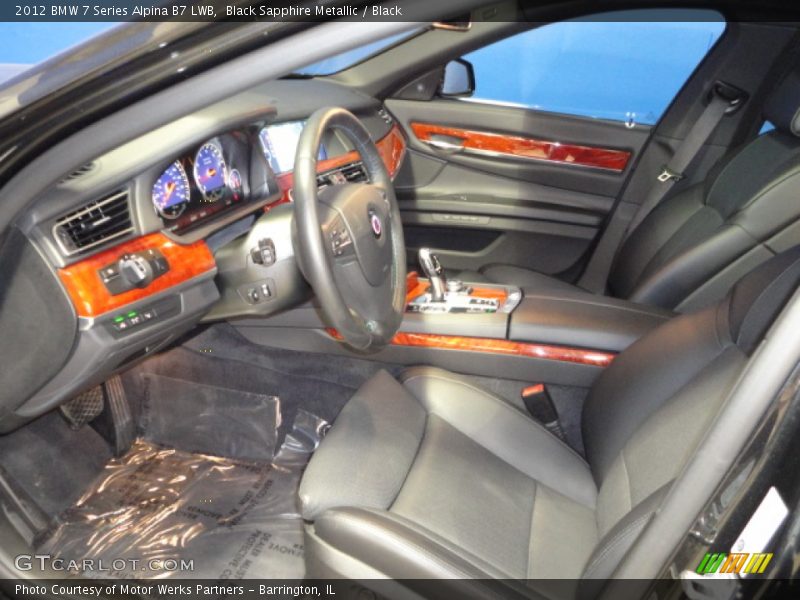  2012 7 Series Alpina B7 LWB Black Interior