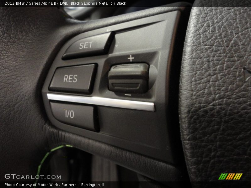 Controls of 2012 7 Series Alpina B7 LWB