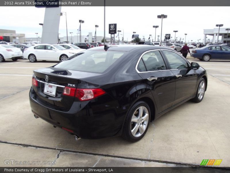 Crystal Black Pearl / Ebony 2012 Acura TSX Sedan
