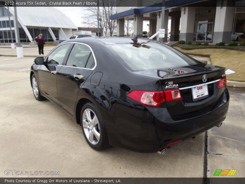 Crystal Black Pearl / Ebony 2012 Acura TSX Sedan