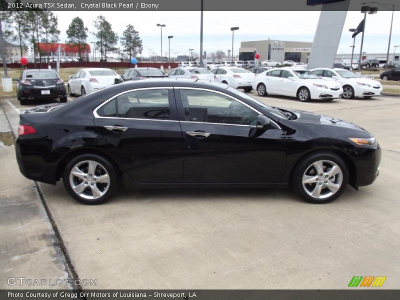 Crystal Black Pearl / Ebony 2012 Acura TSX Sedan