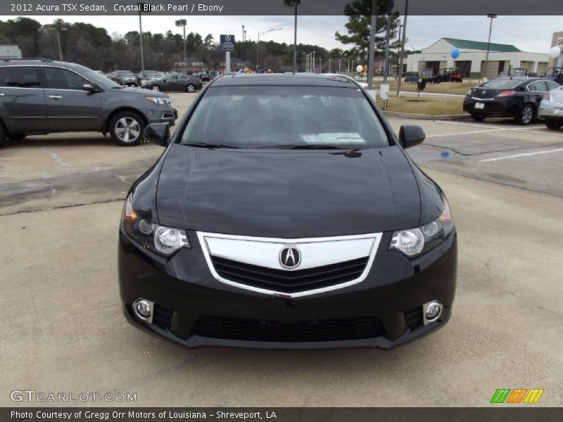 Crystal Black Pearl / Ebony 2012 Acura TSX Sedan