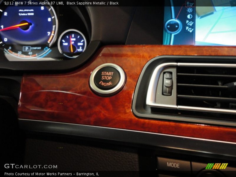 Controls of 2012 7 Series Alpina B7 LWB