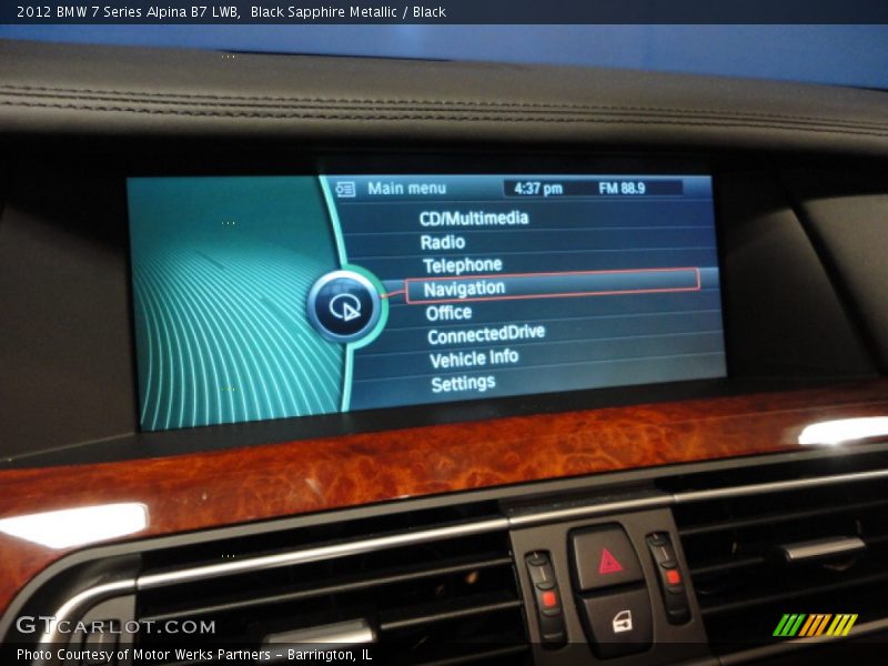 Black Sapphire Metallic / Black 2012 BMW 7 Series Alpina B7 LWB