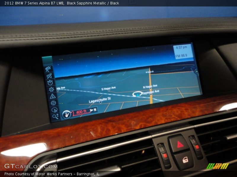 Navigation of 2012 7 Series Alpina B7 LWB