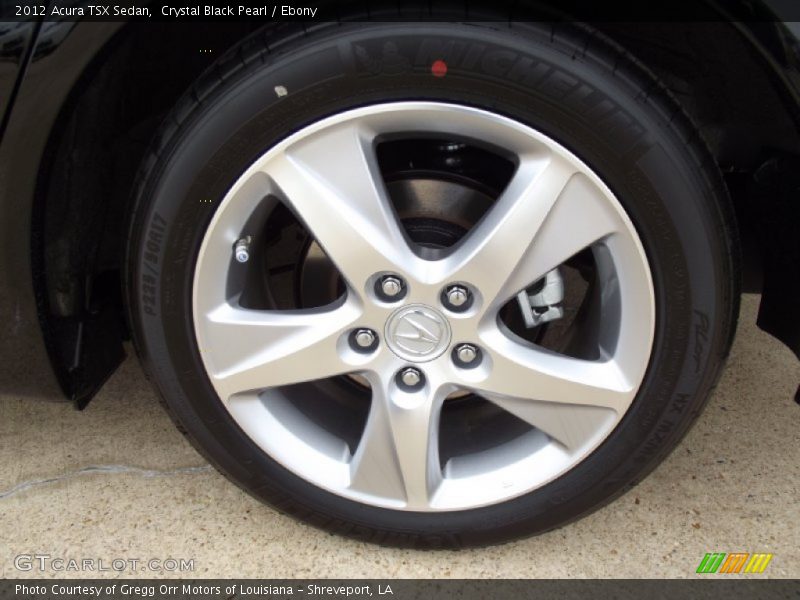 Crystal Black Pearl / Ebony 2012 Acura TSX Sedan