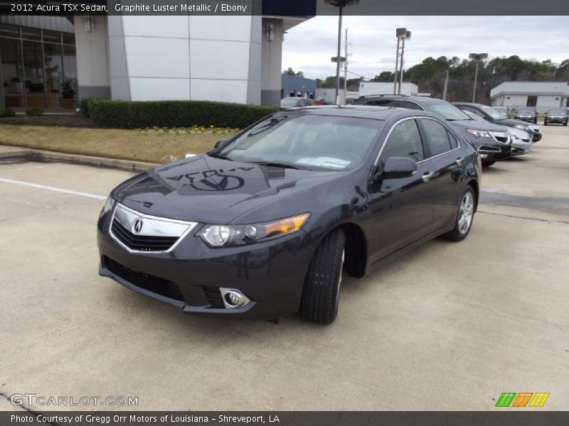 Graphite Luster Metallic / Ebony 2012 Acura TSX Sedan