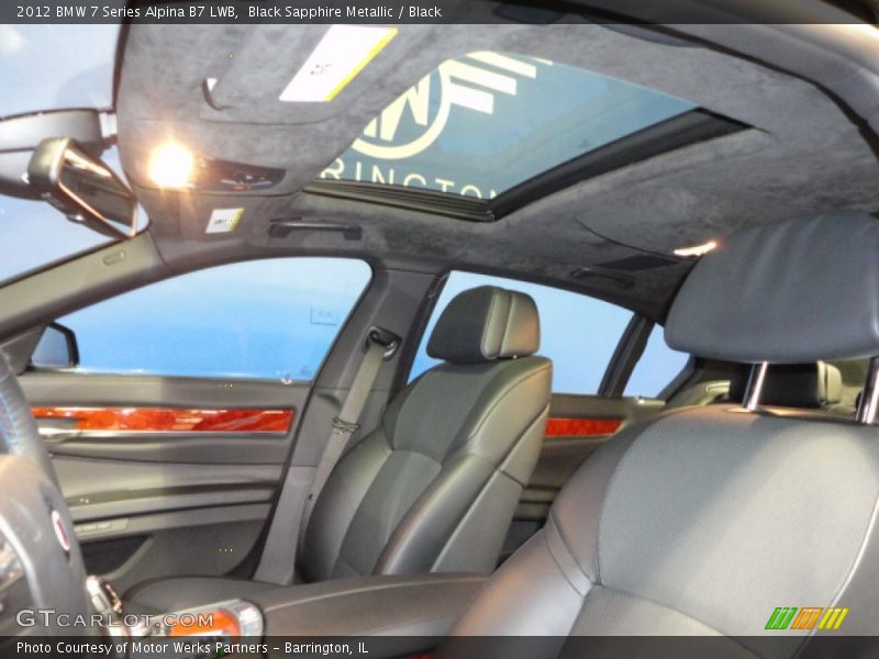 Black Sapphire Metallic / Black 2012 BMW 7 Series Alpina B7 LWB