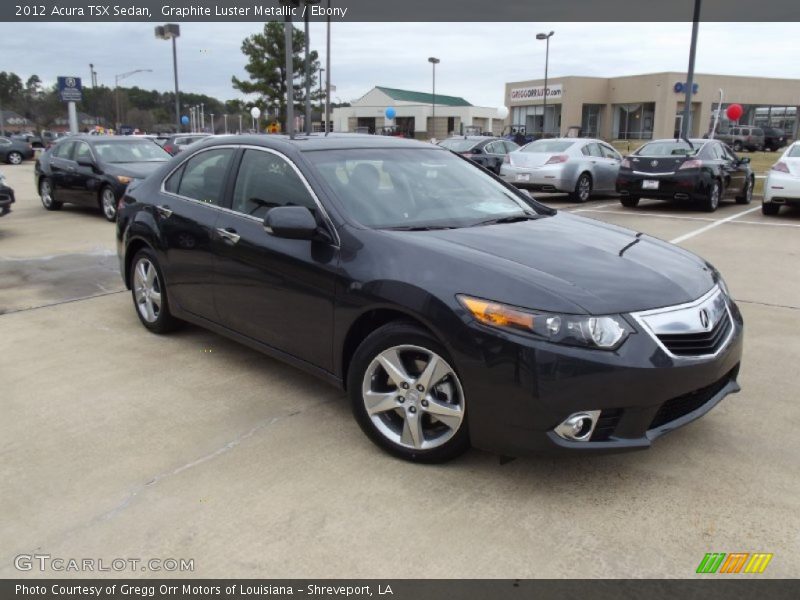 Graphite Luster Metallic / Ebony 2012 Acura TSX Sedan