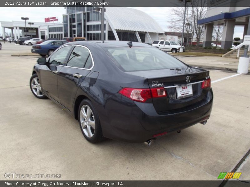 Graphite Luster Metallic / Ebony 2012 Acura TSX Sedan