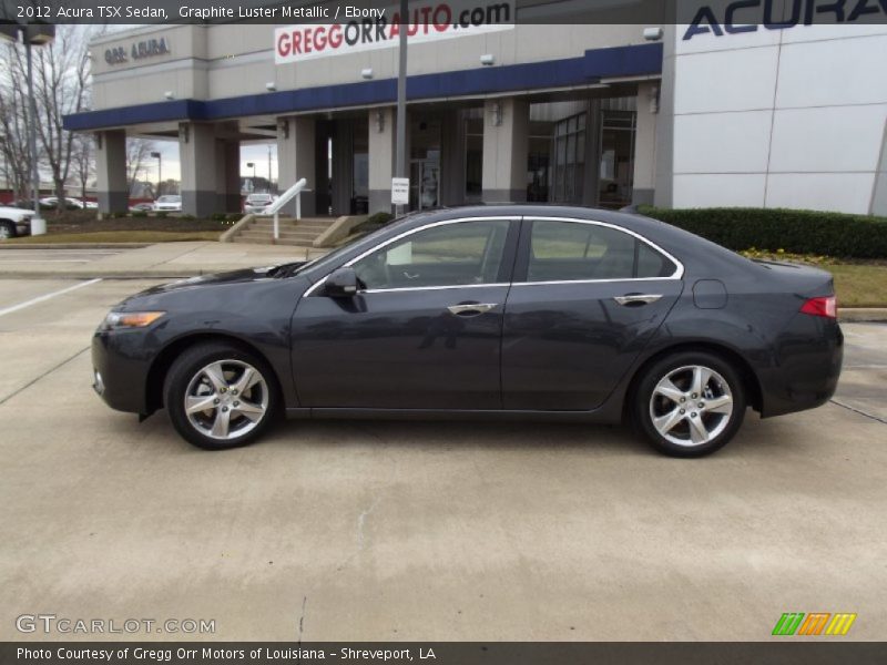 Graphite Luster Metallic / Ebony 2012 Acura TSX Sedan