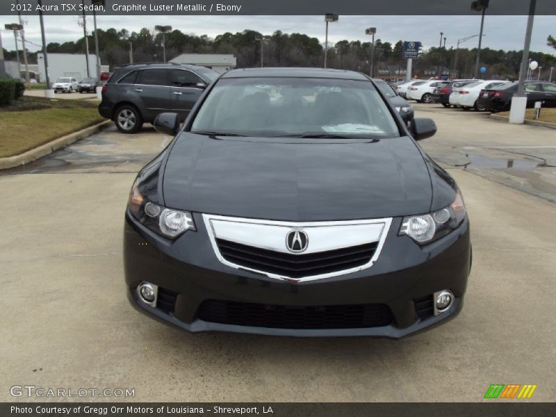 Graphite Luster Metallic / Ebony 2012 Acura TSX Sedan