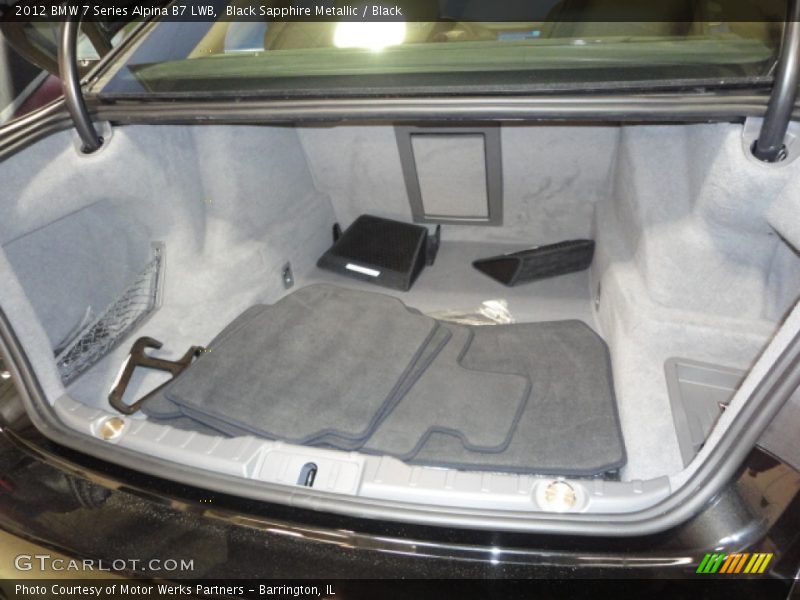  2012 7 Series Alpina B7 LWB Trunk