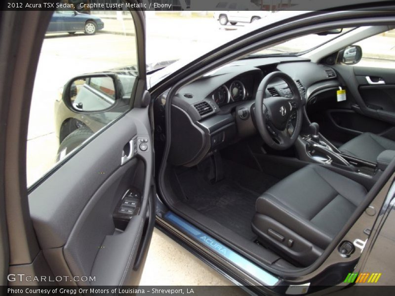 Graphite Luster Metallic / Ebony 2012 Acura TSX Sedan