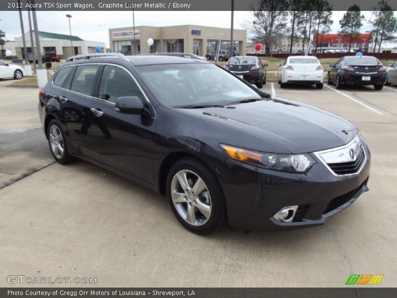 Graphite Luster Metallic / Ebony 2012 Acura TSX Sport Wagon