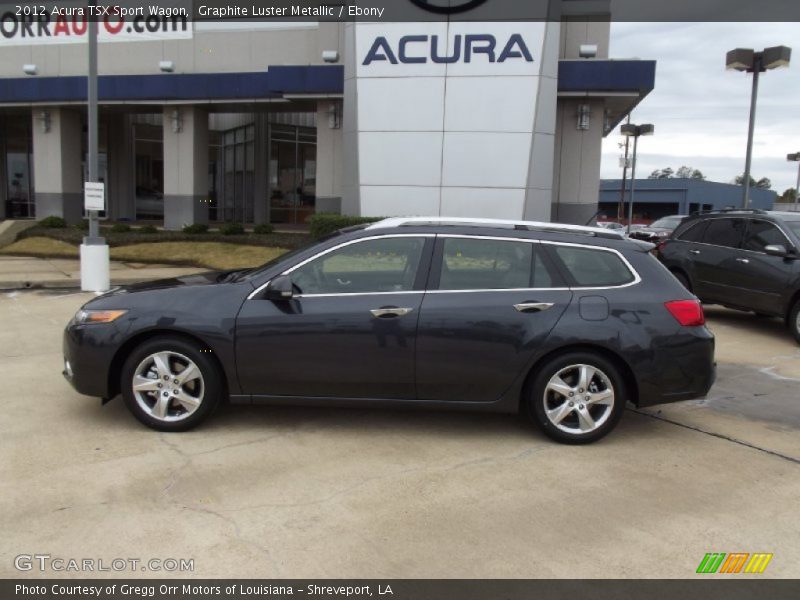 Graphite Luster Metallic / Ebony 2012 Acura TSX Sport Wagon