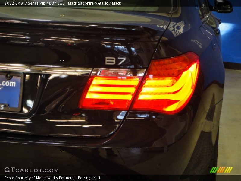 Black Sapphire Metallic / Black 2012 BMW 7 Series Alpina B7 LWB