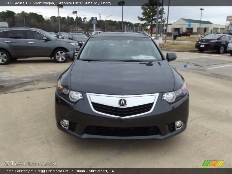 Graphite Luster Metallic / Ebony 2012 Acura TSX Sport Wagon