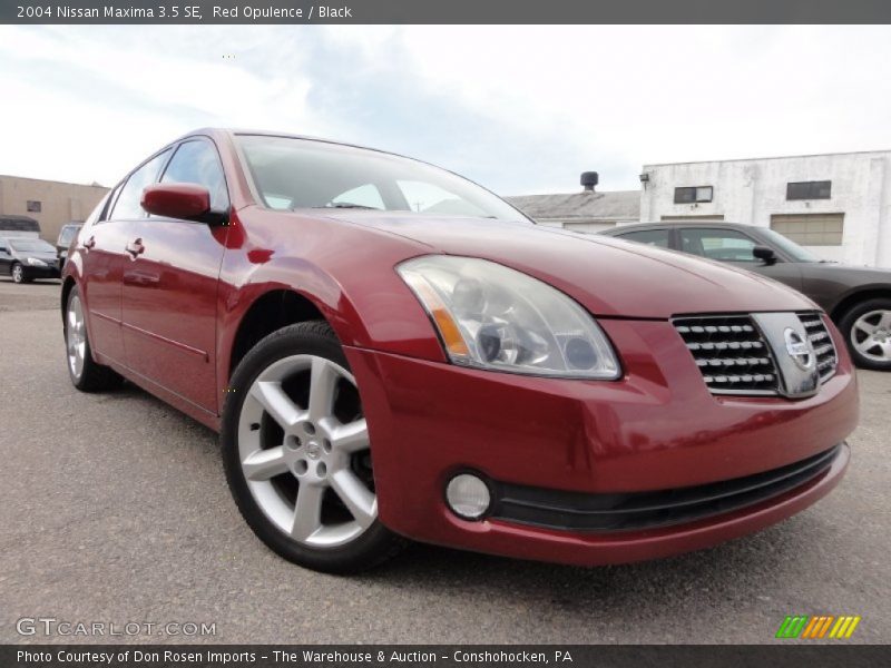Red Opulence / Black 2004 Nissan Maxima 3.5 SE