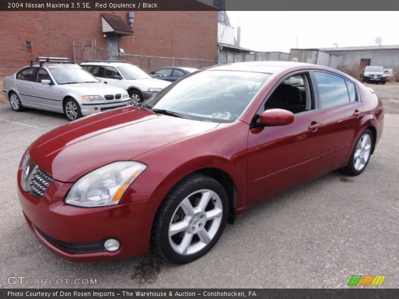 Red Opulence / Black 2004 Nissan Maxima 3.5 SE