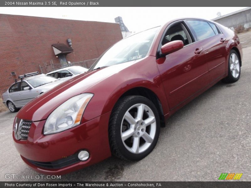 Red Opulence / Black 2004 Nissan Maxima 3.5 SE