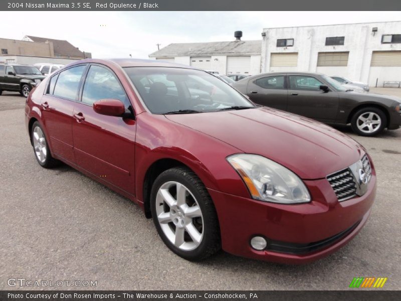 Red Opulence / Black 2004 Nissan Maxima 3.5 SE