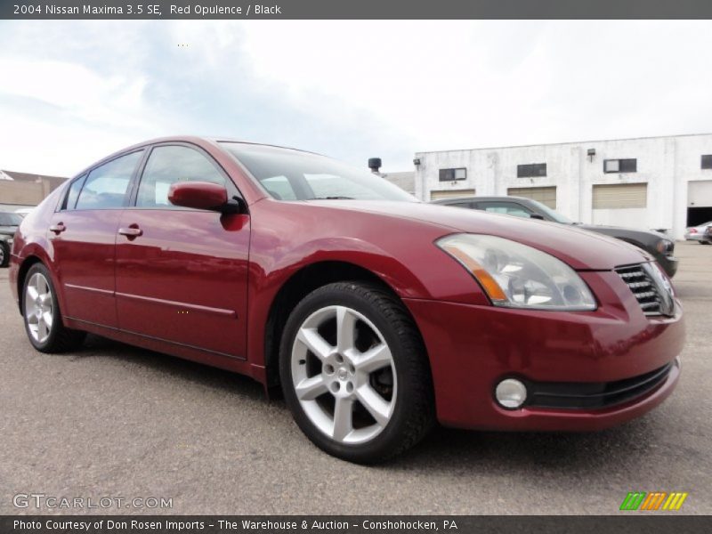 Red Opulence / Black 2004 Nissan Maxima 3.5 SE