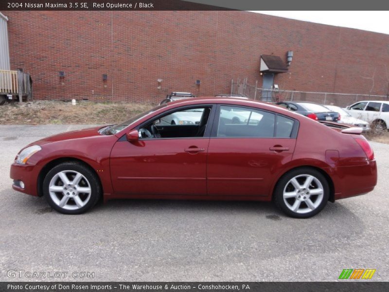 Red Opulence / Black 2004 Nissan Maxima 3.5 SE